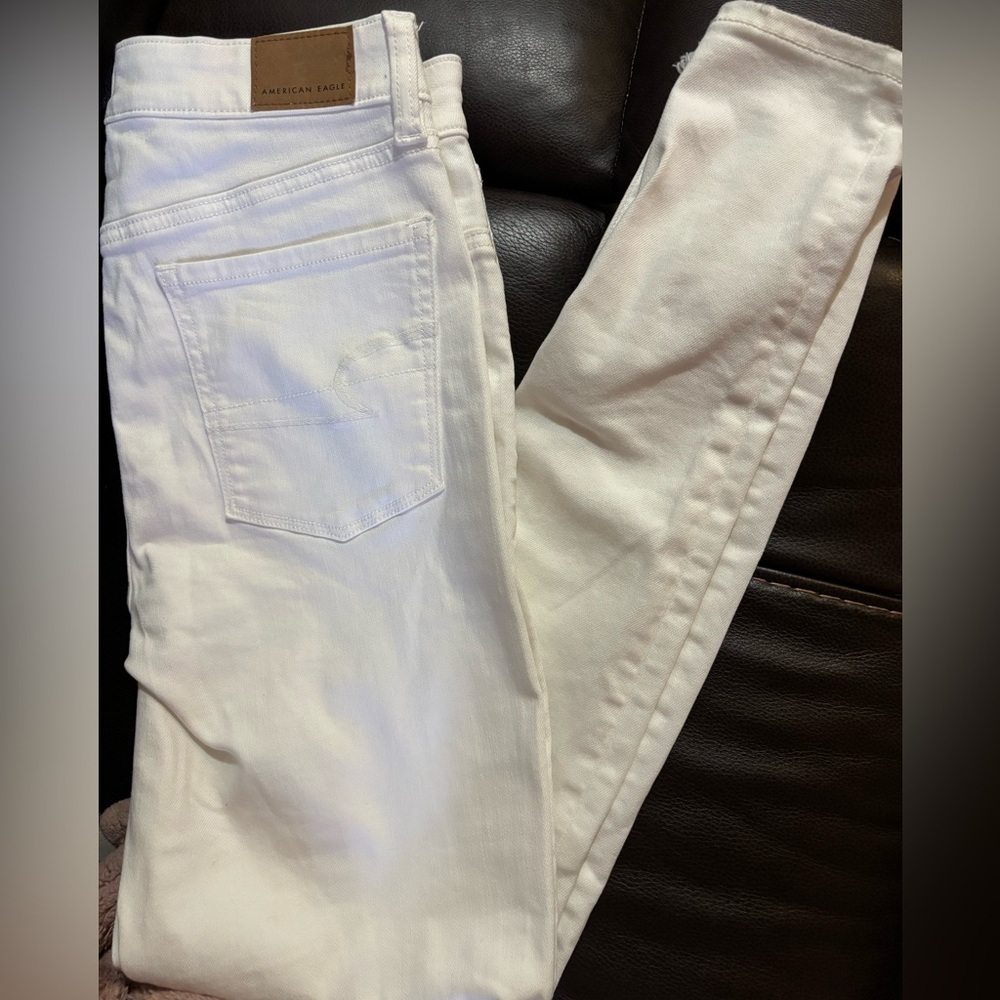 American Eagle Outfitters White Skinny Jeans